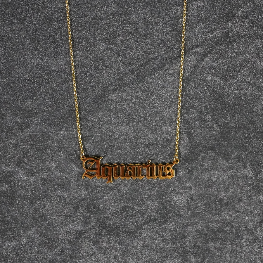 Zodiac Necklace (Aquarius) - Kennedy-Rae
