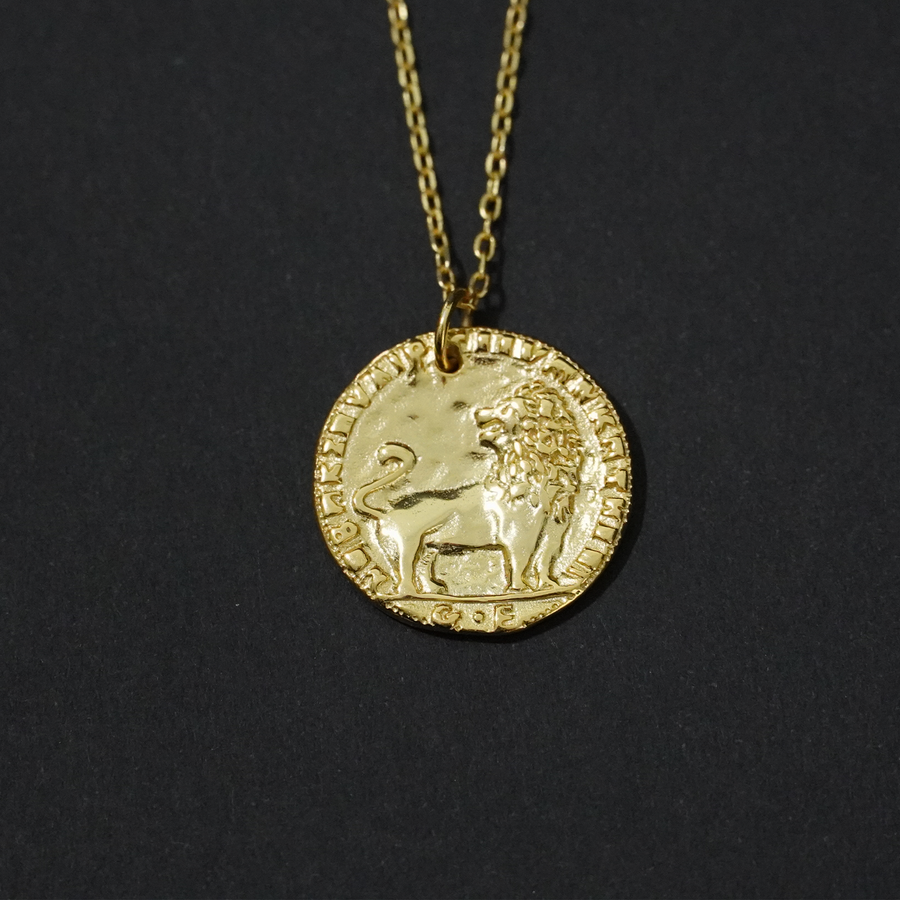 Leo Coin Necklace - Kennedy-Rae