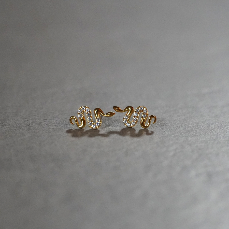 Serpent Pave Studs - Kennedy-Rae